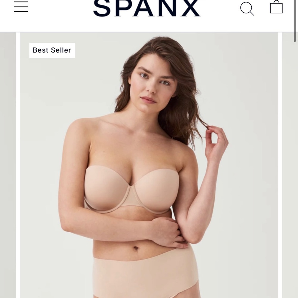 Up for anything Spanx strapless bra